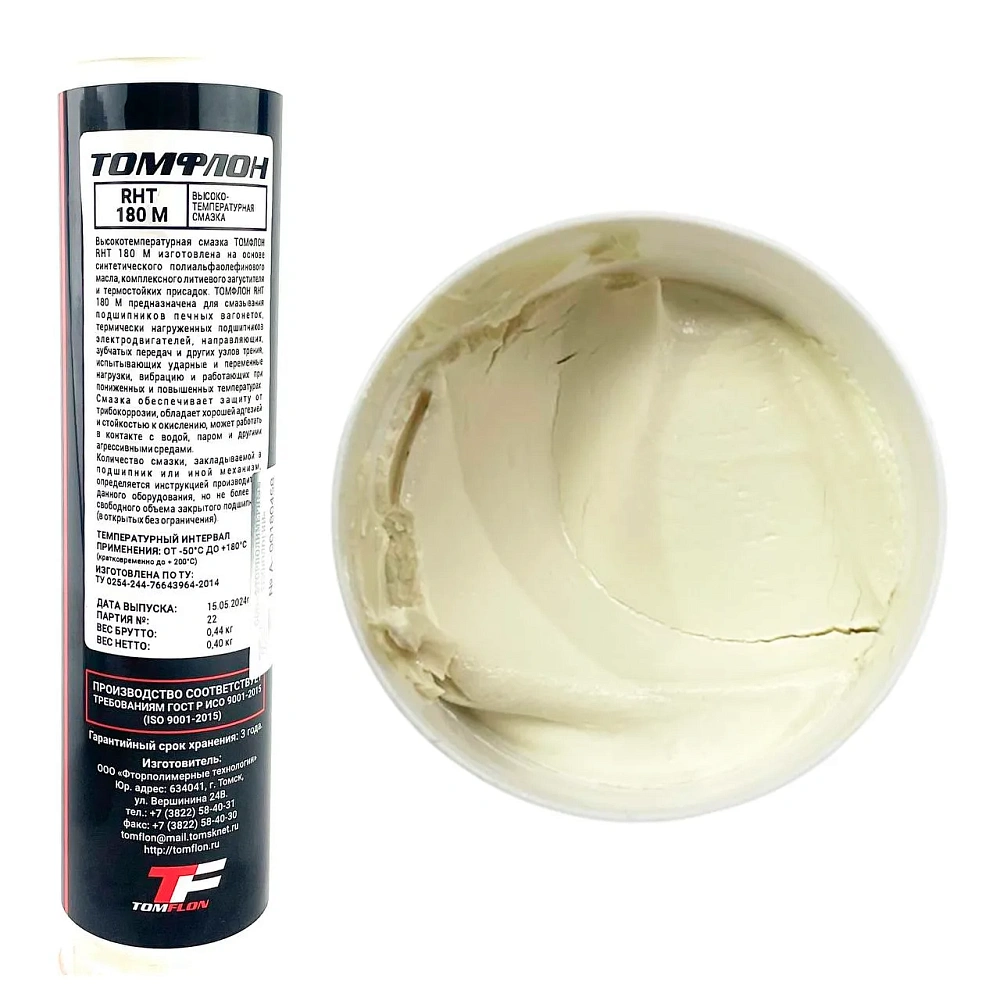Смазка ТОМФЛОН RHT 180 M (400г) (от -30°C до +180°C)