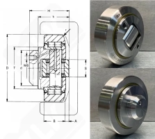Подшипник 4.080P200.019.001 радиальный роликовый  60-149-69 мм