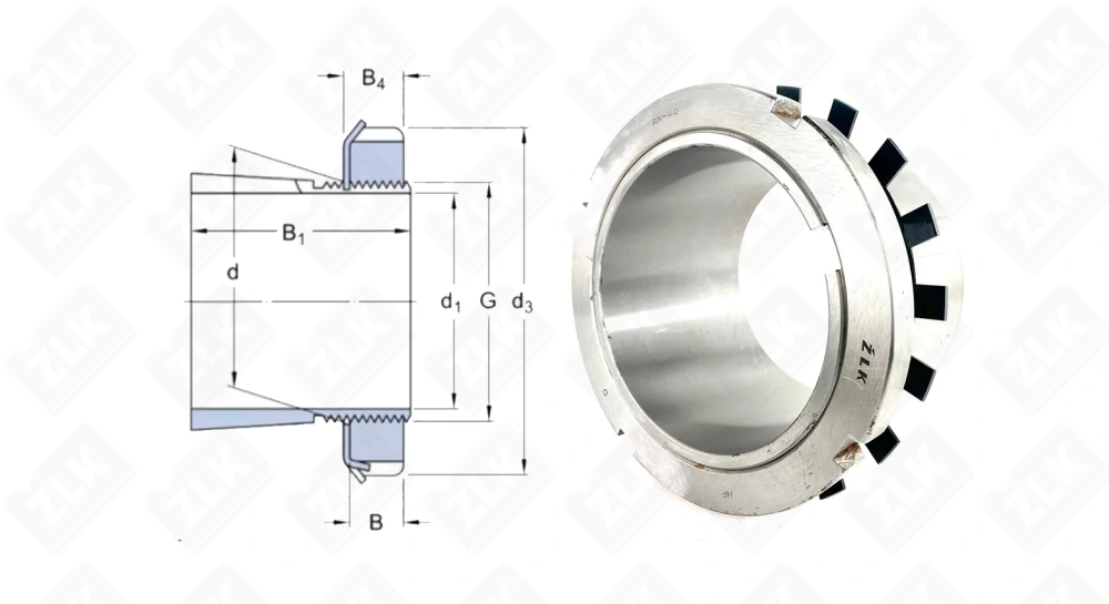 Втулка закрепительная H318 ZLK