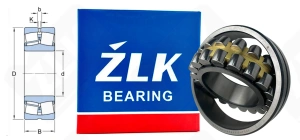 Подшипник 3524 НШ (22224ACMBW33) радиальный роликовый самоустанавливающийся 120-215-58 мм