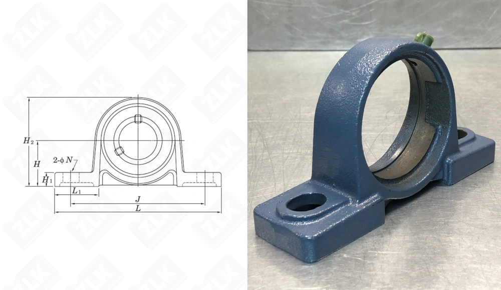 480207P (P207) FBJ (корпус без подшипника)