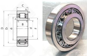 Подшипник 42320 (NJ320W) радиальный роликовый 100-215-47 мм