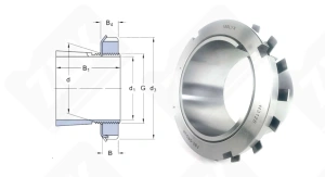 Втулка закрепительная H3128 (H3128) 125×140×82 мм