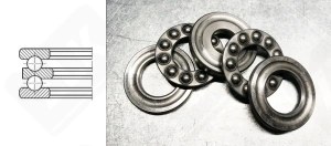 Подшипник 38206 (52206) упорный шариковый 25/30-52-29 мм