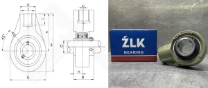 Подшипниковый узел 480206UCHA (UCHA206)