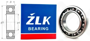 Подшипник 109 (6009) радиальный шариковый 45-75-16 мм