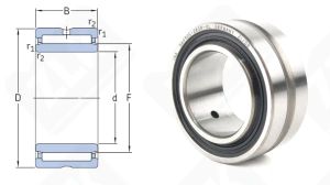Подшипник 4074905 (NA49052RSRXL) радиальный игольчатый 25-42-17 мм
