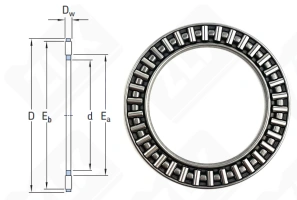 Подшипник AXK4565 упорный игольчатый 45-65-3 мм