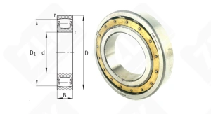 Подшипник 20314MB радиальный роликовый самоустанавливающийся 70-150-35 мм