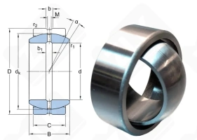 Подшипник Ш12 Ю шарнирный 12-22-10 мм