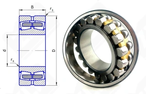 Подшипник 113518 Н (22218KMBW33) радиальный роликовый самоустанавливающийся 90-160-40 мм