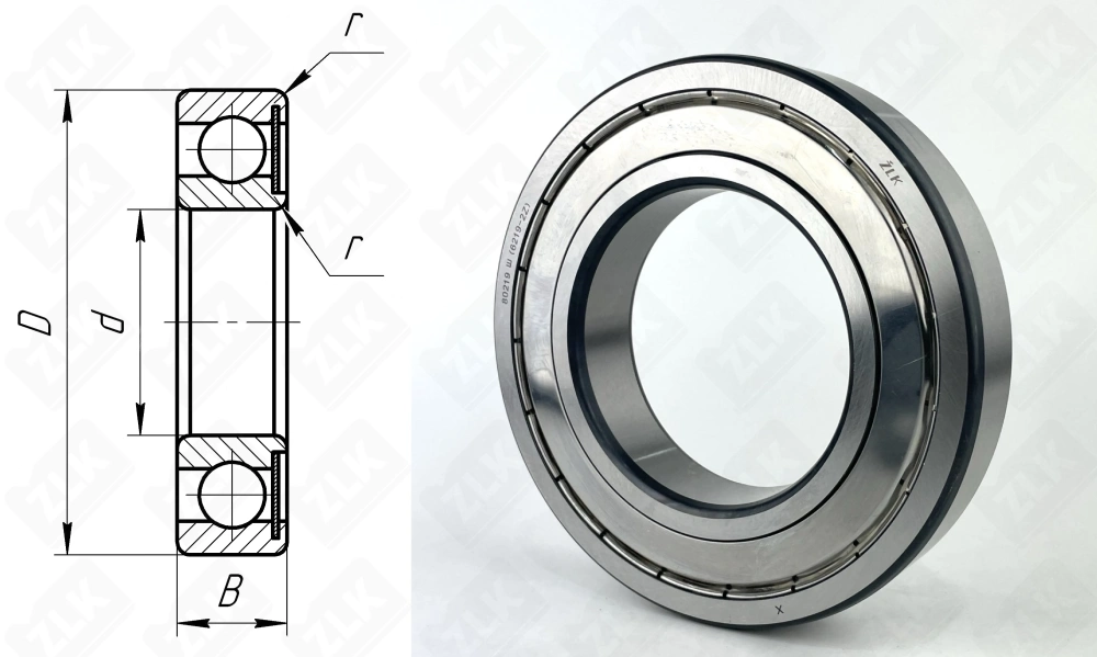 80219 Ш (6219ZZ) ZLK