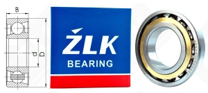 Подшипник 36209Л (7209CM) радиально-упорный шариковый 45-85-19 мм