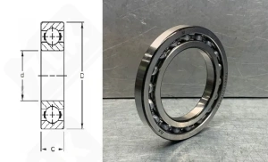Подшипник 7000112 (16012) радиальный шариковый 60-95-11 мм