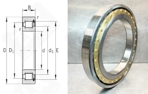 Подшипник PLC410-27 радиальный роликовый 170-250-30 мм