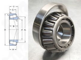 Подшипник 27310 (31310) радиально-упорный роликовый конический 50-110-29,25 мм