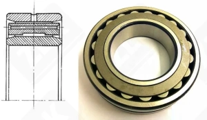Подшипник 132756 Л радиальный роликовый 280-440-135 мм