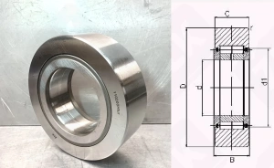 Подшипник HTUR110200 радиальный роликовый 110-200-63 мм
