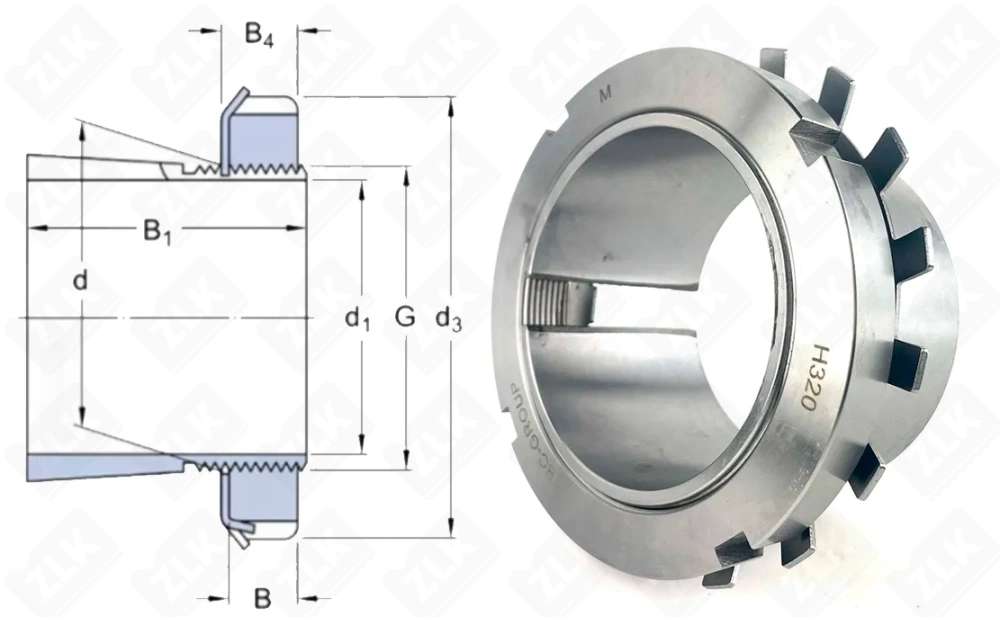 Втулка закрепительная H320