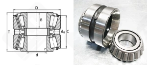 Подшипник 57707 радиально-упорный роликовый конический 35-80-57 мм