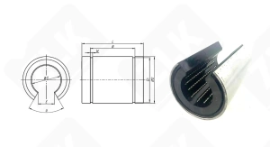 Линейный подшипник LM50