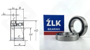 Подшипник 55BNR10XTYNVIVDBLP4 радиально-упорный шариковый 55-90-72 мм