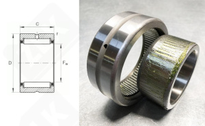 Подшипник 4084104 радиальный игольчатый 28.7-42-22 мм