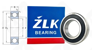 Подшипник 180209 Ш4 (62092RS) радиальный шариковый 45-85-19 мм