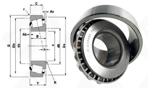 Подшипник F239495.TR1 радиально-упорный роликовый конический 34,925-79-31 мм