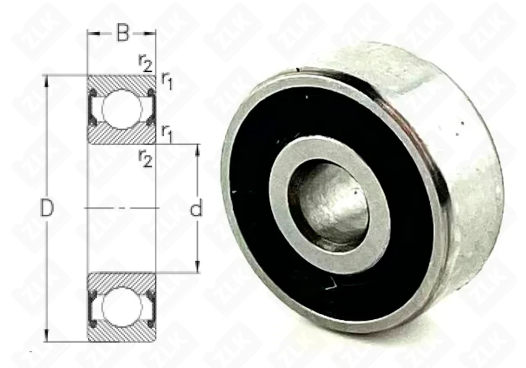 Подшипник шариковый 180023 (6232RS) 3×10×4 мм Neutral