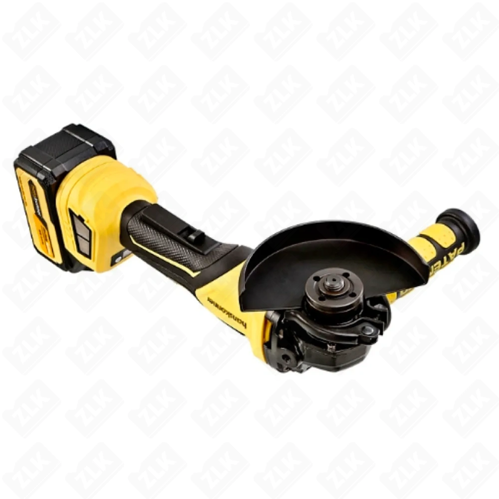 УШМ акк б/щ, 18В, 1BatterySystem,125 мм, рег. об, 1х4.0Ач, ЗУ, кейс Hanskonner