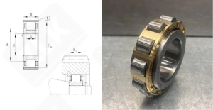 Подшипник 502307Л (RN307M) радиальный роликовый 35-80-21 мм