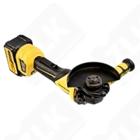 УШМ акк б/щ, 18В, 1BatterySystem,125 мм, рег. об, 1х4.0Ач, ЗУ, кейс Hanskonner