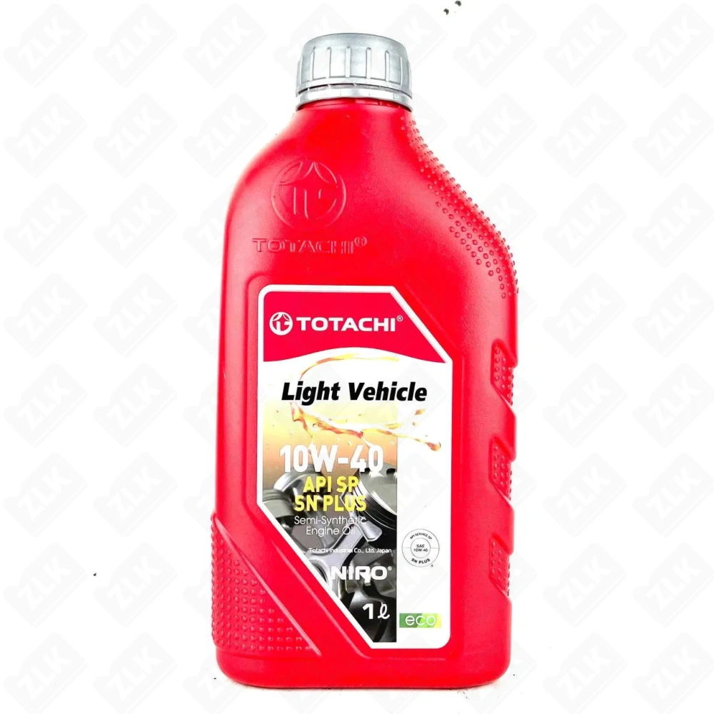 Масло моторное 10W-40 полусинтетическое 1л бензин TOTACHI NIRO LV SAE API SP/SN+