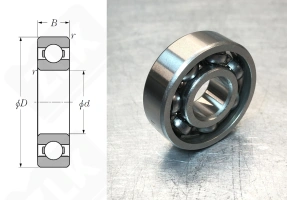 Подшипник 200 (6200) радиальный шариковый 10-30-9 мм