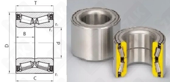 Подшипник роликовый 537906 (JRM3049/JRM3010XDA) 30×60×37 мм Neutral