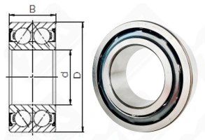 Подшипник 3056220 А (5220,3220) радиально-упорный шариковый 100-180-60,3 мм
