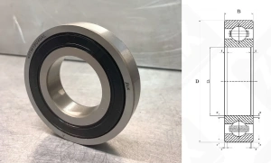 Подшипник 40TM18U40AL радиальный шариковый 40-80-16 мм