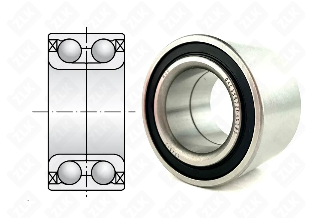 Подшипник шариковый  (DAC35620040 2RS) 35×62×40 мм MCB
