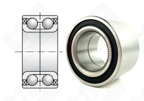 Подшипник DAC35620040 радиально-упорный шариковый 35-62-40 мм