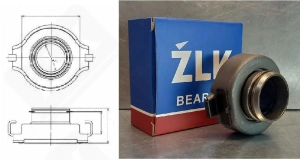 Выжимной подшипник VKC2542 упорный шариковый 26,5-83,5-40 мм