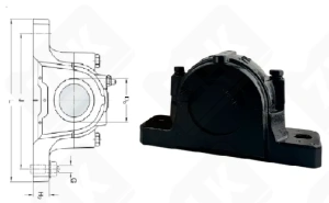 Разъемный корпус SES515-612 80-280-65 мм