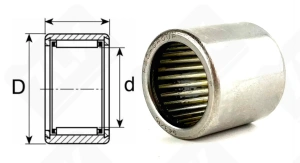 Подшипник 943/15 (HK101617) радиальный игольчатый 10-16-17 мм