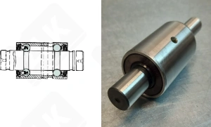 Подшипник 5HP17124 E радиальный шариковый 16-38-124 мм