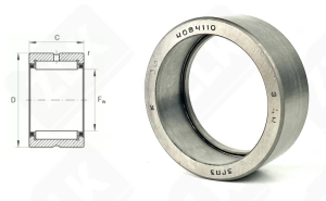 Подшипник 4084110 радиальный игольчатый 62,1-80-30 мм