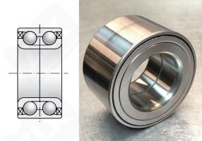 Подшипник 43BWD13A-JB01ZAHO радиально-упорный шариковый 43-79-45 мм