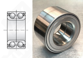 Подшипник 43BWD13A-JB01ZAHO радиально-упорный шариковый 43-79-45 мм