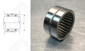 Подшипник NK25/20 радиальный игольчатый 25-33-20 мм