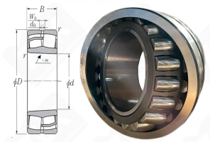 Подшипник 4053732 H (24132CCW33) радиальный роликовый самоустанавливающийся 160-270-109 мм
