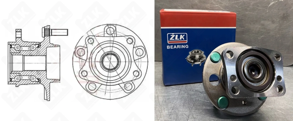 VKBA6654 (713679080 BR930784 R152.74 HUB502T-1) ZLK